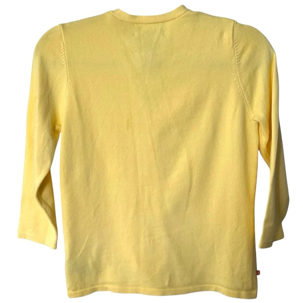 Ralph Lauren Petite Yellow Cardigan EUC sz MP